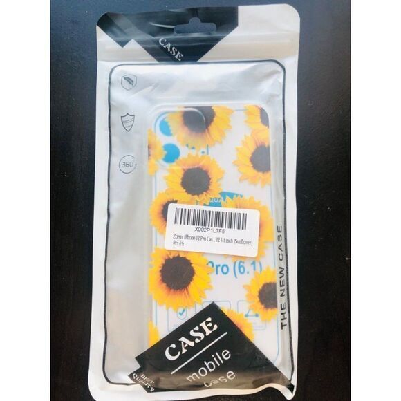 Brand New Zoeirc Iphone 12 Pro Case 12 6.1 Inch‎ Sunflower Phone Case - Picture 3 of 4